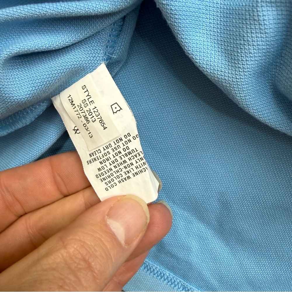 Under Armour Heatgear blue golf polo double chest pocket Men's size XL - Picture 12 of 12